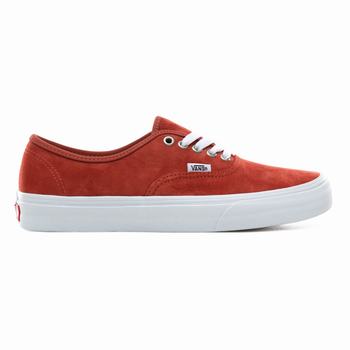 Férfi Vans Pig Suede Authentic Tornacipő VA4956371 Sötét Piros/Fehér